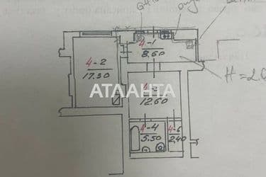 2-кімнатна квартира за адресою вул. Главки Йозефа (площа 46,3 м²) - Atlanta.ua - фото 26