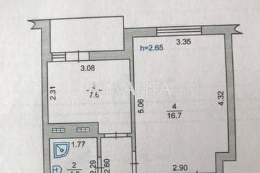 1-room apartment apartment by the address st. 1 maya (area 37 m²) - Atlanta.ua - photo 14