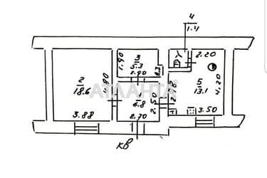 1-комнатная квартира по адресу ул. Прохоровская (площадь 45,2 м²) - Atlanta.ua - фото 5
