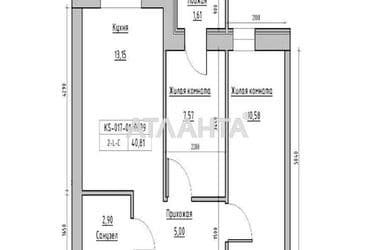 2-комнатная квартира по адресу ул. Спрейса (площадь 40,8 м²) - Atlanta.ua - фото 6