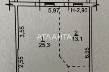 1-комнатная квартира по адресу ул. Генуэзская (площадь 51 м²) - Atlanta.ua - фото 10