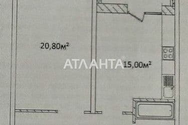 1-room apartment apartment by the address st. Gagarina pr (area 51,8 m²) - Atlanta.ua - photo 7