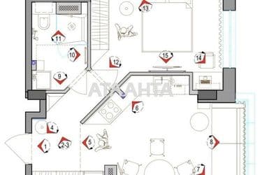 1-кімнатна квартира за адресою вул. 1 травня (площа 39,3 м²) - Atlanta.ua - фото 13