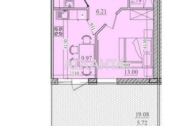 1-комнатная квартира по адресу ул. Слободская (площадь 41,7 м²) - Atlanta.ua - фото 8