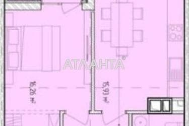 1-room apartment apartment by the address st. Franko Ivana (area 43,7 m²) - Atlanta.ua - photo 6