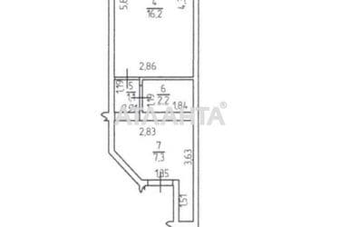 1-room apartment apartment by the address st. Makarenko (area 31 m²) - Atlanta.ua - photo 16