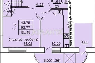 4+-rooms apartment apartment by the address st. Dnepropetrovskaya dor (area 110 m²) - Atlanta.ua - photo 10