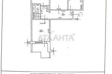 3-комнатная квартира по адресу Небесной Сотни пр. (площадь 64,8 м²) - Atlanta.ua - фото 42