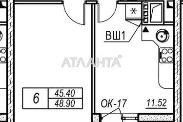 1-комнатная квартира по адресу ул. Среднефонтанская (площадь 49 м²) - Atlanta.ua - фото 4