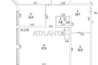 3-rooms apartment apartment by the address st. Novoberegovaya (area 150 m²) - Atlanta.ua - photo 22