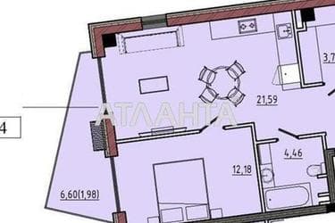 1-room apartment apartment by the address st. Fontanskaya dor Perekopskoy Divizii (area 47,2 m²) - Atlanta.ua - photo 24