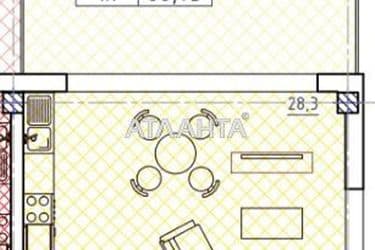 1-кімнатна квартира за адресою вул. Геранева (площа 68,3 м²) - Atlanta.ua - фото 3