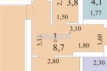 1-кімнатна квартира за адресою вул. Новаторів (площа 62 м²) - Atlanta.ua - фото 12