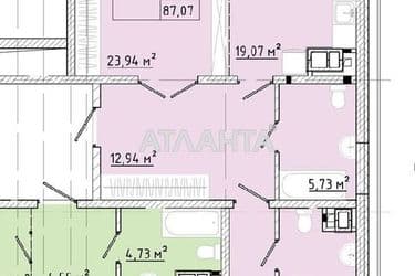 2-rooms apartment apartment by the address st. Franko Ivana (area 83,9 m²) - Atlanta.ua - photo 10