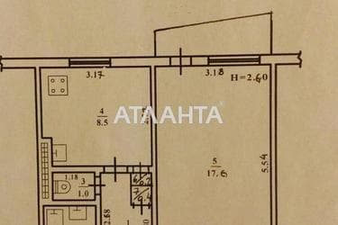 1-комнатная квартира по адресу Глушко ак. Пр. (площадь 34 м²) - Atlanta.ua - фото 15