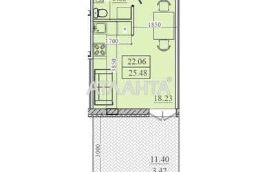 1-room apartment apartment by the address st. Slobodskaya (area 22 m²) - Atlanta.ua - photo 8