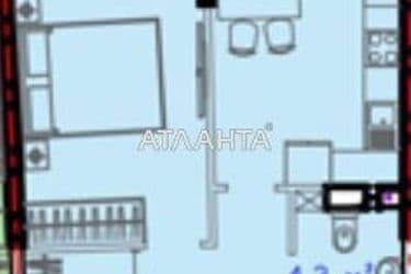 1-room apartment apartment by the address st. Gogolya (area 43,4 m²) - Atlanta.ua - photo 7