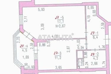 1-комнатная квартира по адресу ул. Радужный м-н (площадь 44,5 м²) - Atlanta.ua - фото 46