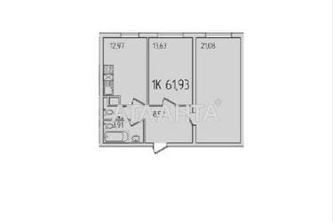 2-комнатная квартира по адресу ул. Сахарова (площадь 62,1 м²) - Atlanta.ua - фото 18