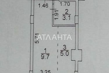 1-room apartment apartment by the address st. Bocharova gen (area 21 m²) - Atlanta.ua - photo 12