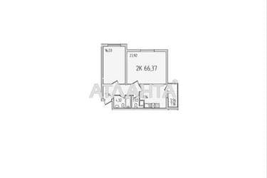 2-кімнатна квартира за адресою вул. Сахарова (площа 66,2 м²) - Atlanta.ua - фото 46