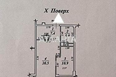 1-room apartment apartment by the address st. Zhemchuzhnaya (area 45 m²) - Atlanta.ua - photo 33