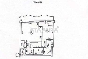 1-комнатная квартира по адресу ул. Гаршина (площадь 87,6 м²) - Atlanta.ua - фото 16