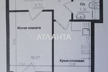 1-room apartment apartment by the address st. 7 km ovidiopolskoy dor (area 35,9 m²) - Atlanta.ua - photo 10