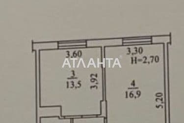 1-кімнатна квартира за адресою Овідіопольська дор. (площа 44 м²) - Atlanta.ua - фото 12