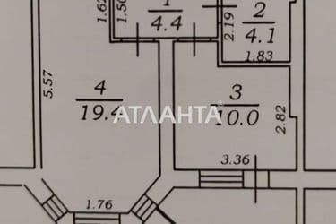 1-room apartment apartment by the address st. Kostandi (area 39,4 m²) - Atlanta.ua - photo 12