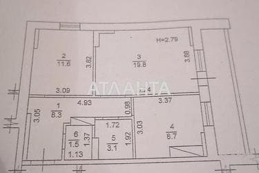 2-комнатная квартира по адресу Днепропетр. Дор. (площадь 58 м²) - Atlanta.ua - фото 28