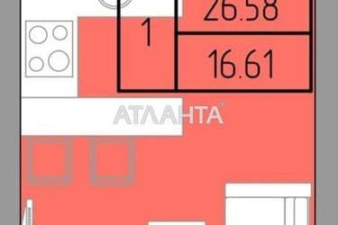 1-комнатная квартира по адресу ул. Пишоновская (площадь 28 м²) - Atlanta.ua - фото 10
