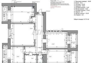 Многокомнатная квартира по адресу ул. Тополевая (площадь 117 м²) - Atlanta.ua - фото 16