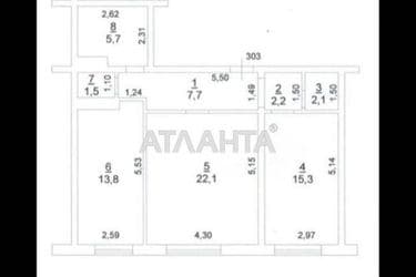 2-rooms apartment apartment by the address st. Pestelya (area 70,4 m²) - Atlanta.ua - photo 8