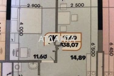 1-комнатная квартира по адресу ул. Вильямса ак. (площадь 38,1 м²) - Atlanta.ua - фото 5