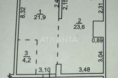 1-комнатная квартира по адресу Фонтанская дор. (площадь 52,2 м²) - Atlanta.ua - фото 21