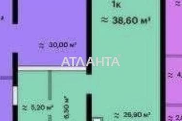 1-комнатная квартира по адресу ул. Литературная (площадь 39 м²) - Atlanta.ua - фото 17