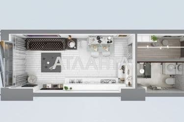 1-кімнатна квартира за адресою вул. Гагарінське плато (площа 26,1 м²) - Atlanta.ua - фото 10