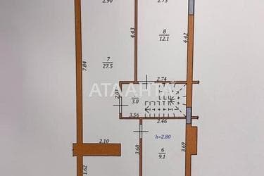 2-rooms apartment apartment by the address st. Topolnaya ul (area 97,1 m²) - Atlanta.ua - photo 18