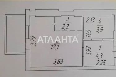 1-комнатная квартира по адресу ул. Профсоюзная (площадь 25,5 м²) - Atlanta.ua - фото 20