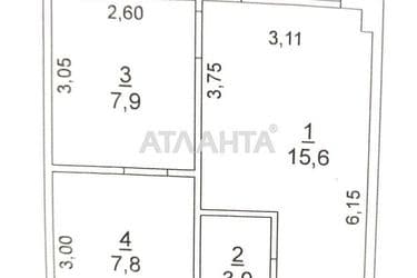 2-кімнатна квартира за адресою вул. Боровського Миколи (площа 35 м²) - Atlanta.ua - фото 23