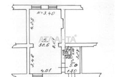 2-комнатная квартира по адресу Холодной веры пл. (площадь 46 м²) - Atlanta.ua - фото 18