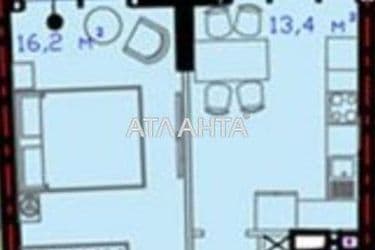 1-room apartment apartment by the address st. Druzhby narodov (area 43,4 m²) - Atlanta.ua - photo 9