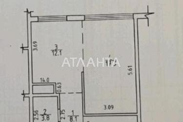 1-room apartment apartment by the address st. Zhemchuzhnaya (area 41 m²) - Atlanta.ua - photo 34