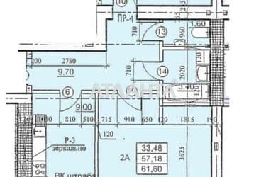 2-кімнатна квартира за адресою вул. Сахарова (площа 68 м²) - Atlanta.ua - фото 17