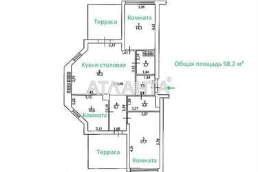 3-rooms apartment apartment by the address st. Kurortnyy per (area 98,2 m²) - Atlanta.ua - photo 15