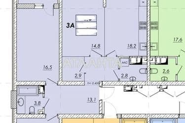 3-кімнатна квартира за адресою вул. Прохорівська (площа 94,1 м²) - Atlanta.ua - фото 10