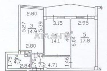 2-комнатная квартира по адресу Фонтанская дор. (площадь 62,2 м²) - Atlanta.ua - фото 48