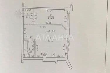 2-кімнатна квартира за адресою вул. Пантелеймонівська (площа 55 м²) - Atlanta.ua - фото 34