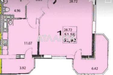 1-кімнатна квартира за адресою вул. Руставелі Шота (площа 61 м²) - Atlanta.ua - фото 22